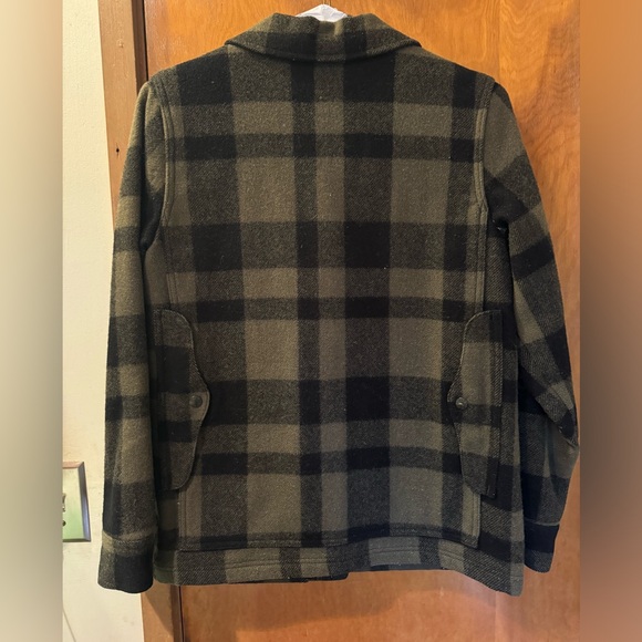 Filson women’s Mackinaw Wool Cruiser Jacket Size M Otter Green Ltd Edition Plaid - Picture 3 of 4